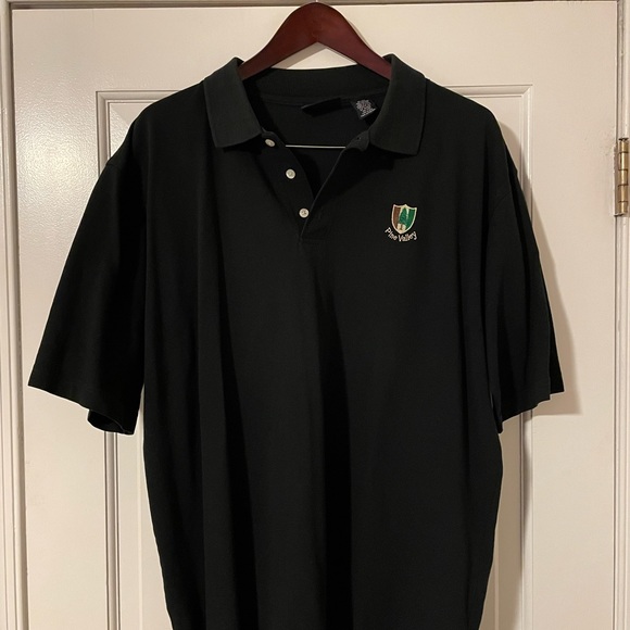 Vintage golf polo black XL pine valley - Picture 3 of 3